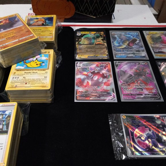 Pokemon TCG Lot Full ETB 500 cards + GX,EX,VMAX,V,VSTAR,FULL ART & PROMO CARD - Picture 3 of 8